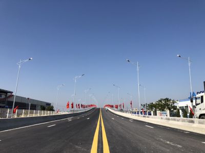 Công trình chiếu sáng - Bắc Giang - Cầu Vượt QL1 Kết Nối Đường Vành Đai IV Với Đường TKCN Quang Châu